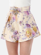 Zimmermann Luna tuck high-waist shorts - | Spazio Pritelli