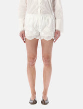 The Garment Fleur embroidered shorts - | Spazio Pritelli