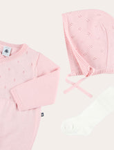 Petit Bateau set neonata in maglia con cuffietta e tutina -  | Spazio Pritelli