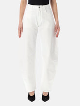 Jeans Alaïa vita bassa gamba curva - | Spazio Pritelli