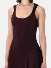 Abito Alaïa asimmetrico in jersey fluido - | Spazio Pritelli