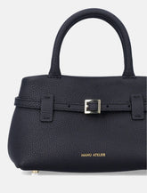 Manu Atelier Le Cambon 20 black leather bag - | Spazio Pritelli