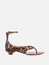 Chloé jungle print Jelly sandals - | Spazio Pritelli