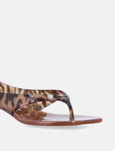 Chloé jungle print Jelly sandals - | Spazio Pritelli