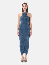Magda Butrym rose draped long dress - | Spazio Pritelli