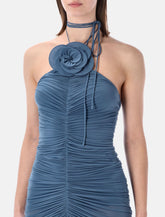 Magda Butrym rose draped long dress - | Spazio Pritelli