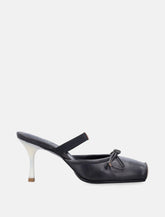 Mules in pelle con punta quadrata MM6 Maison Margiela - | Spazio Pritelli