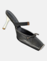 Mules in pelle con punta quadrata MM6 Maison Margiela - | Spazio Pritelli