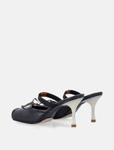 MM6 Maison Margiela square-toe leather mules - | Spazio Pritelli