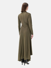 Bottega Veneta crepe viscose jersey dress - | Spazio Pritelli