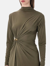 Bottega Veneta crepe viscose jersey dress - | Spazio Pritelli