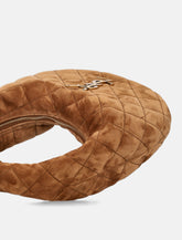 Saint Laurent Icarino quilted suede bag - | Spazio Pritelli