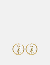 Saint Laurent Cassandre hoop earrings - | Spazio Pritelli