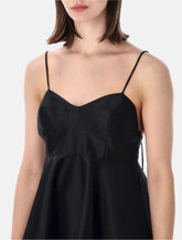Róhe flared bustier peplum top - | Spazio Pritelli