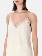 Róhe lace trim crepe camisole - | Spazio Pritelli