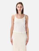 Róhe pointelle cotton tank top - | Spazio Pritelli