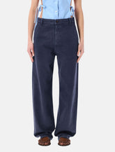 Miu Miu gabardine straight pants - | Spazio Pritelli