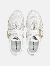 Miu Miu Gymnasium woman's leather sneakers - | Spazio Pritelli