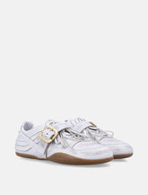 Miu Miu Gymnasium woman's leather sneakers - | Spazio Pritelli