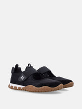 Miu Miu Tyre Ballerinas in technical fabric and suede - | Spazio Pritelli