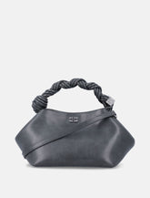 Small Braided Bow Shoulder Bag - | Spazio Pritelli