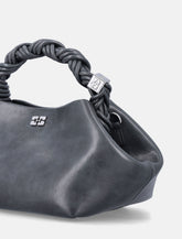 Small Braided Bow Shoulder Bag - | Spazio Pritelli