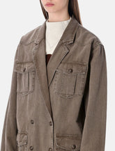Marant Étoile Nevala cotton and linen jacket - | Spazio Pritelli