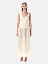 Sessùn Solao long sleeveless Ballerina dress - | Spazio Pritelli