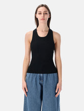 Sessùn Lygia rib-knit fitted top - | Spazio Pritelli