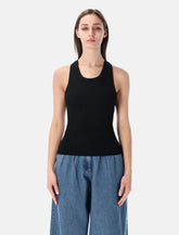 Sessùn Lygia rib-knit fitted top - | Spazio Pritelli