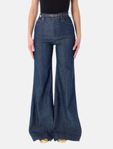 Jeans a zampa in denim di Zimmermann - | Spazio Pritelli