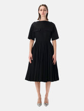 Abito con gonna ampia in gabardine di Prada - | Spazio Pritelli