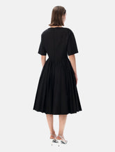 Abito con gonna ampia in gabardine di Prada - | Spazio Pritelli