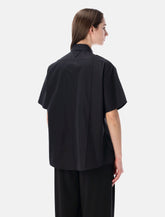 Prada short-sleeved cotton poplin shirt - | Spazio Pritelli