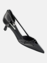 Prada open-side leather pumps - | Spazio Pritelli