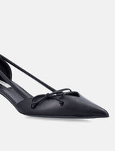 Prada open-side leather pumps - | Spazio Pritelli