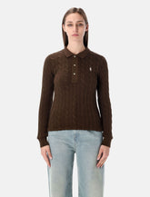 Maglia a polo in cotone a trecce di Polo Ralph Lauren - | Spazio Pritelli
