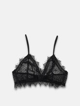 Black Lace Soft Bralette - | Spazio Pritelli