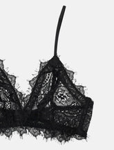 Black Lace Soft Bralette - | Spazio Pritelli