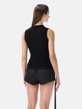 Diesel T-Iara sleeveless ribbed cotton top - | Spazio Pritelli