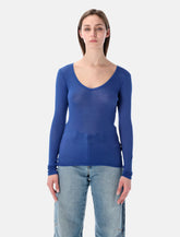 American Vintage Massachusetts ribbed T-shirt - | Spazio Pritelli