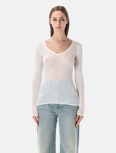 American Vintage Massachusetts ribbed T-shirt - | Spazio Pritelli