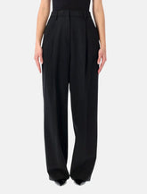 The Latest wool wide-leg trousers - | Spazio Pritelli