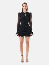 Rotate printed long-sleeve mini dress - | Spazio Pritelli