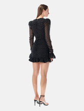 Rotate printed long-sleeve mini dress - | Spazio Pritelli