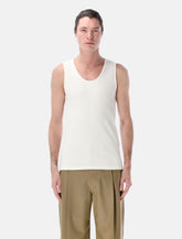 Lemaire cotton linen rib tank - | Spazio Pritelli