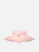 Soeur Isaho pink organic cotton poplin hat - | Spazio Pritelli