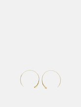 Soeur Goutte Line 45 hoop earrings - | Spazio Pritelli