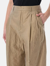 Soeur Watson pleated cotton poplin pants - | Spazio Pritelli