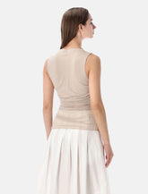Soeur Irina draped sleeveless top - | Spazio Pritelli